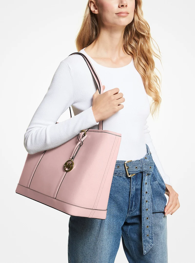 Michael Kors Handtasche Tote bags Damen Jet Set Travel Large Powder Blush 35F0GTVT9L‑POWDERBLUSH