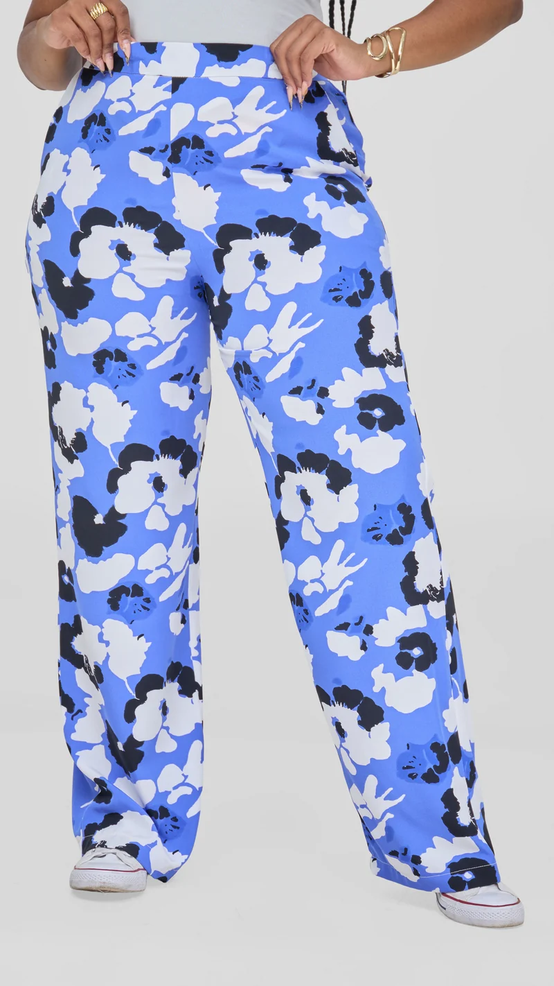Lizola Miriam Palazzo - Blue / White