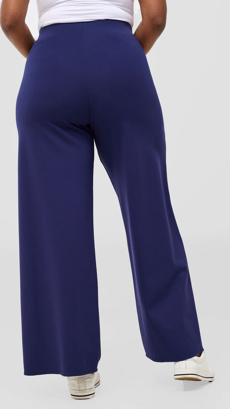 Vivo Kani Wide Leg Pants - Navy