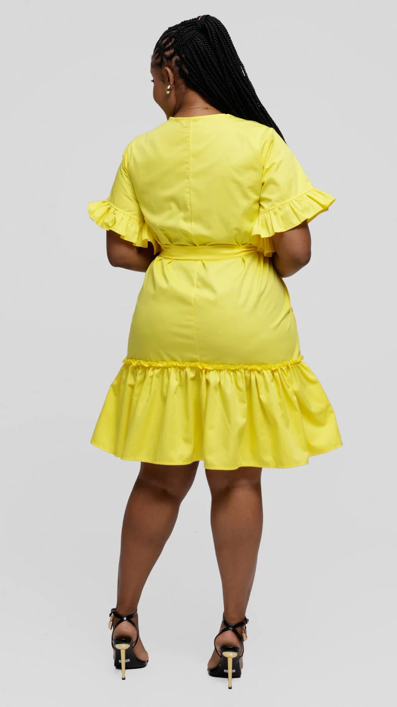 Lizola Sunny Shift Dress - Yellow