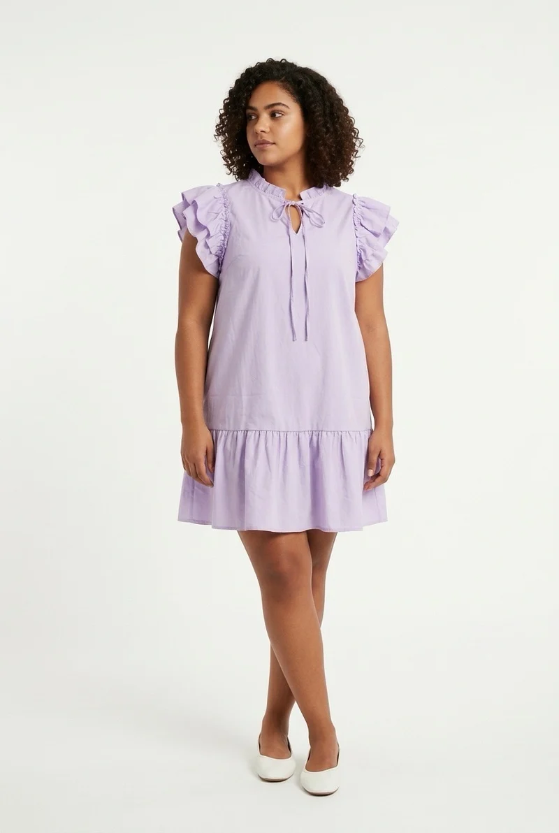 Stylish Sisters Shift Dress - Lavender