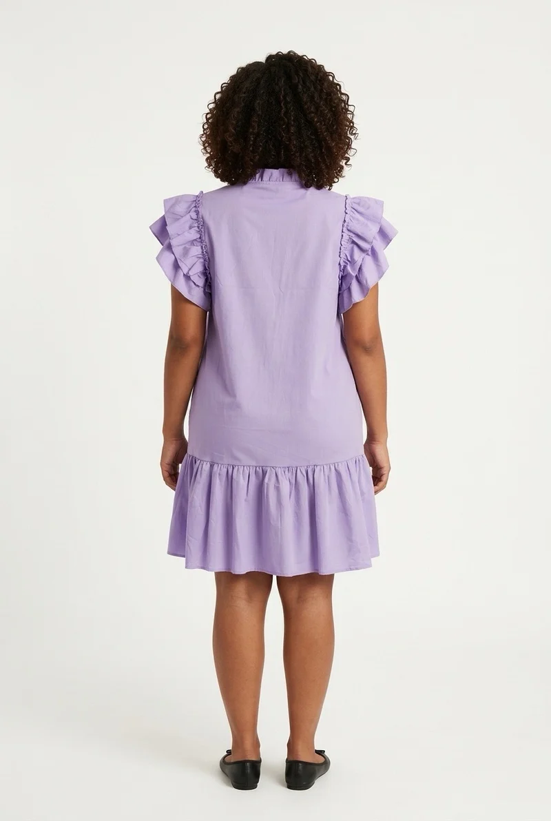 Stylish Sisters Shift Dress - Lavender