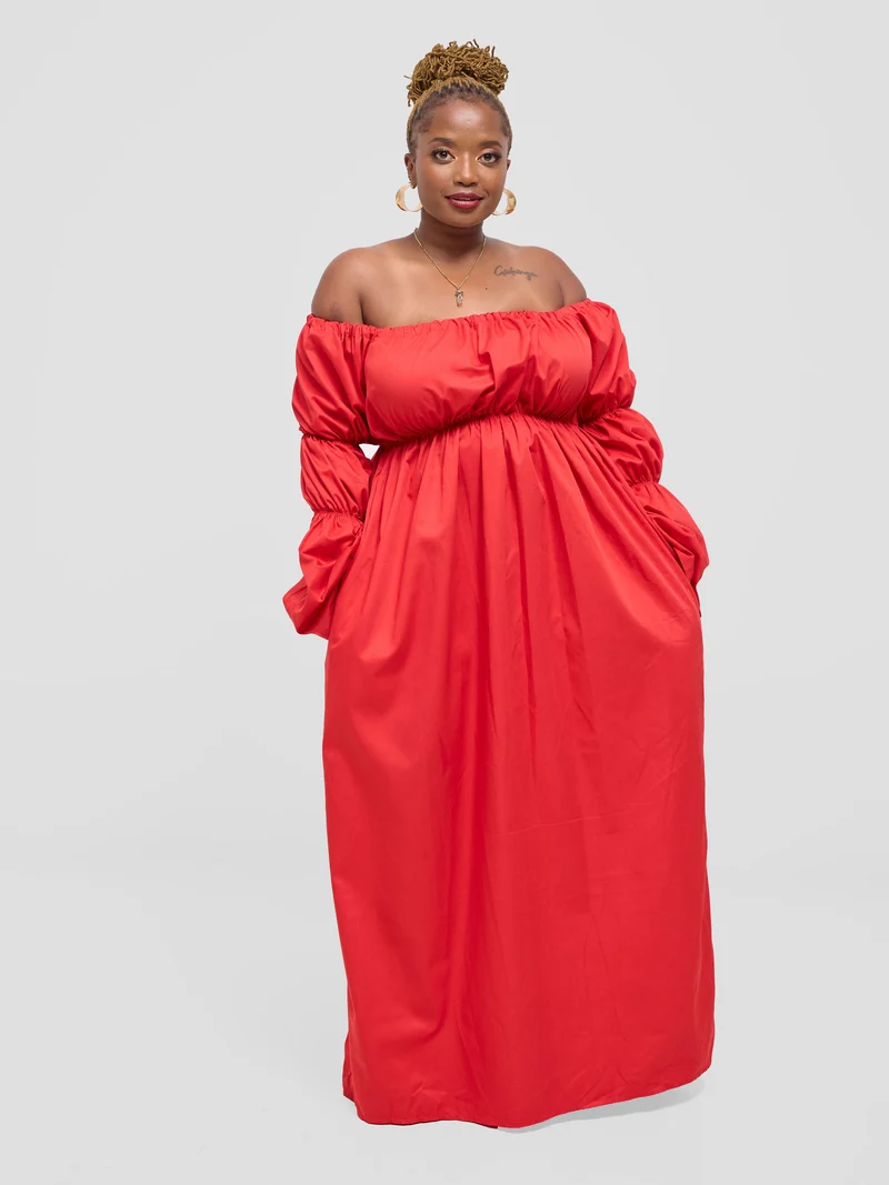 Izulu Itinyi Dress - Red