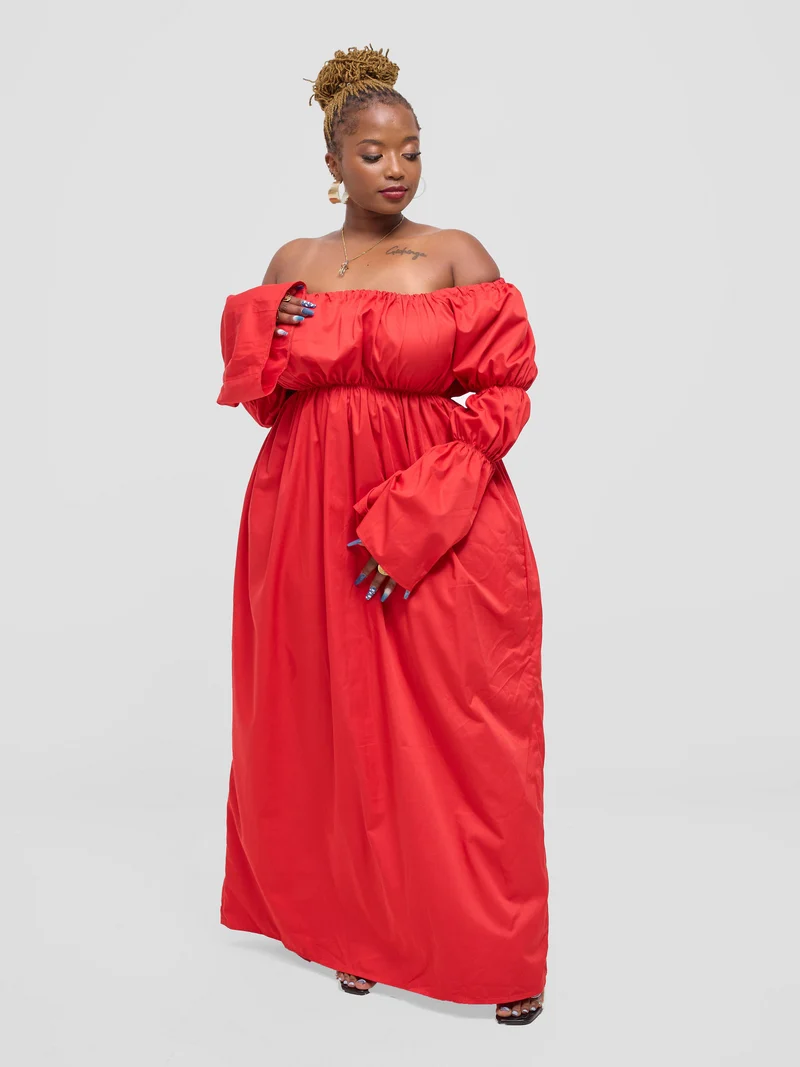 Izulu Itinyi Dress - Red