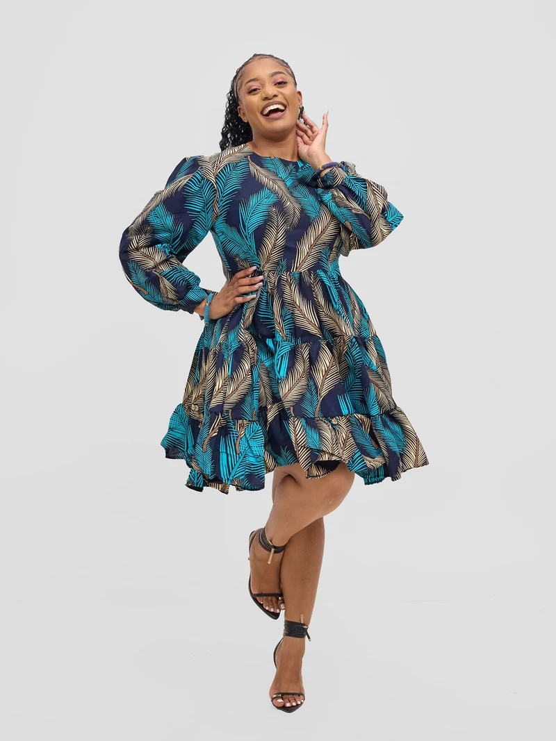 Izulu Tali Dress - Blue