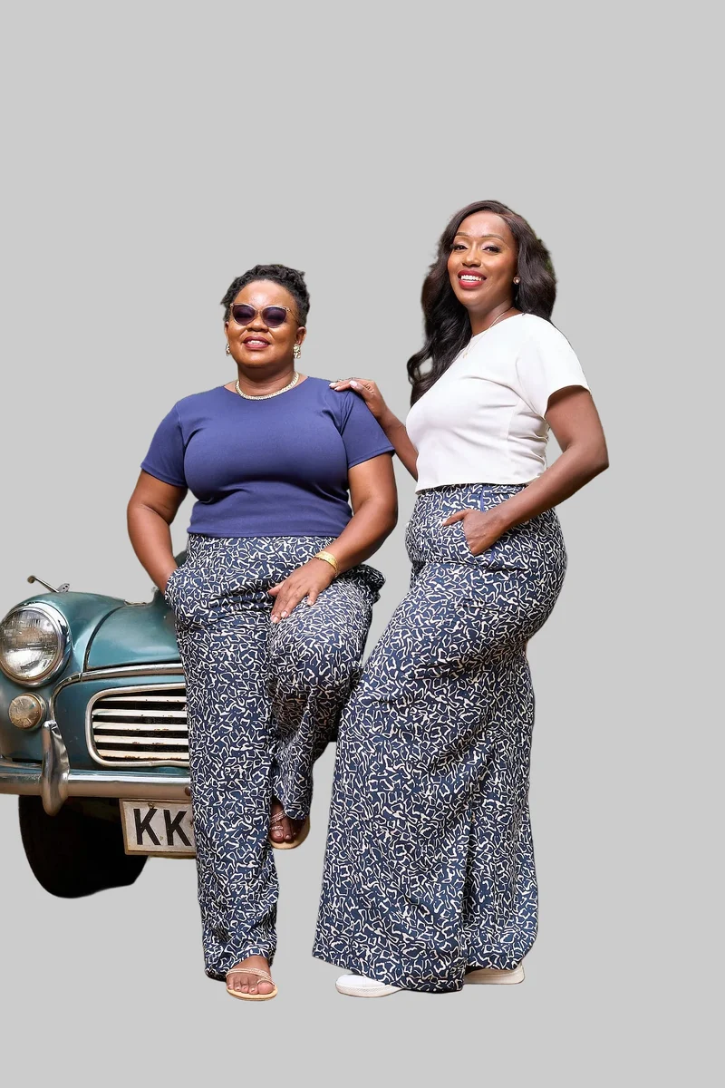 Kakiba Collections Noel Crop Top - Navy Blue