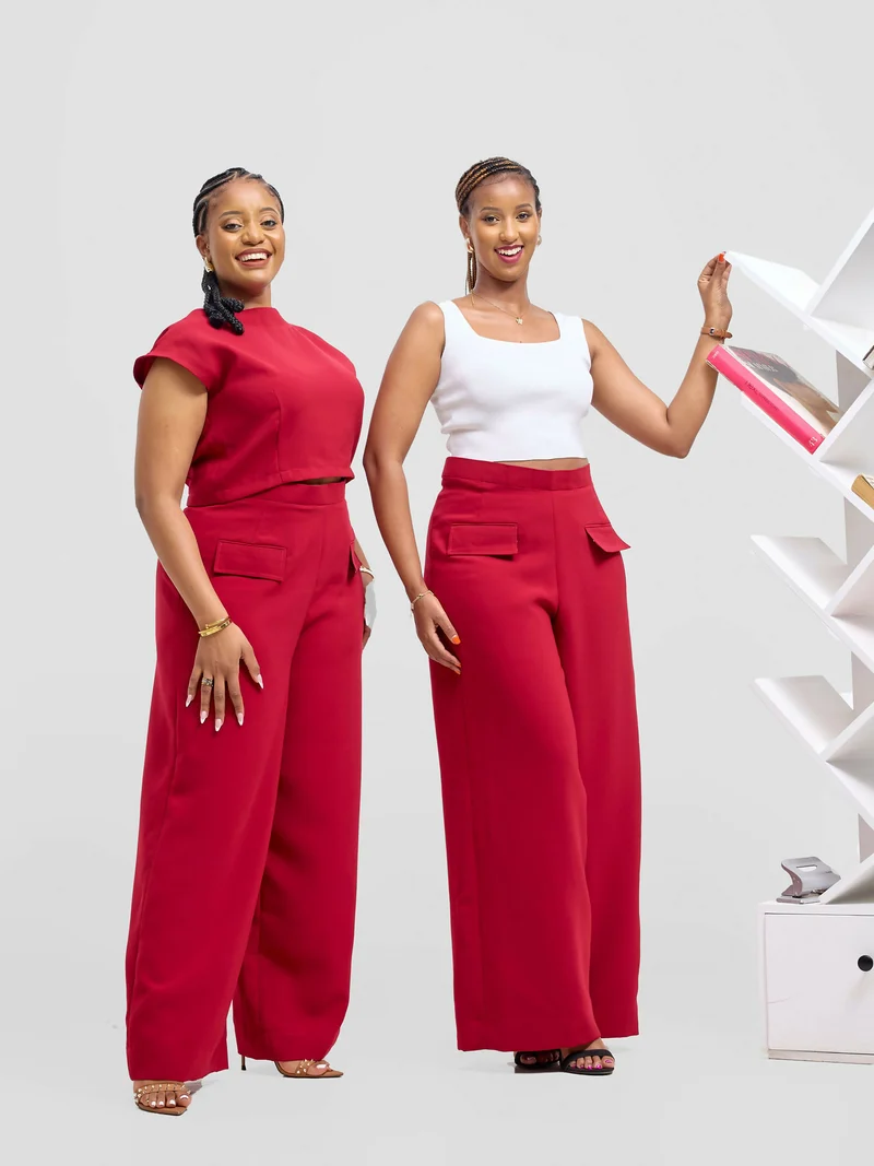 Izulu Wanjiru Set - Wine Red