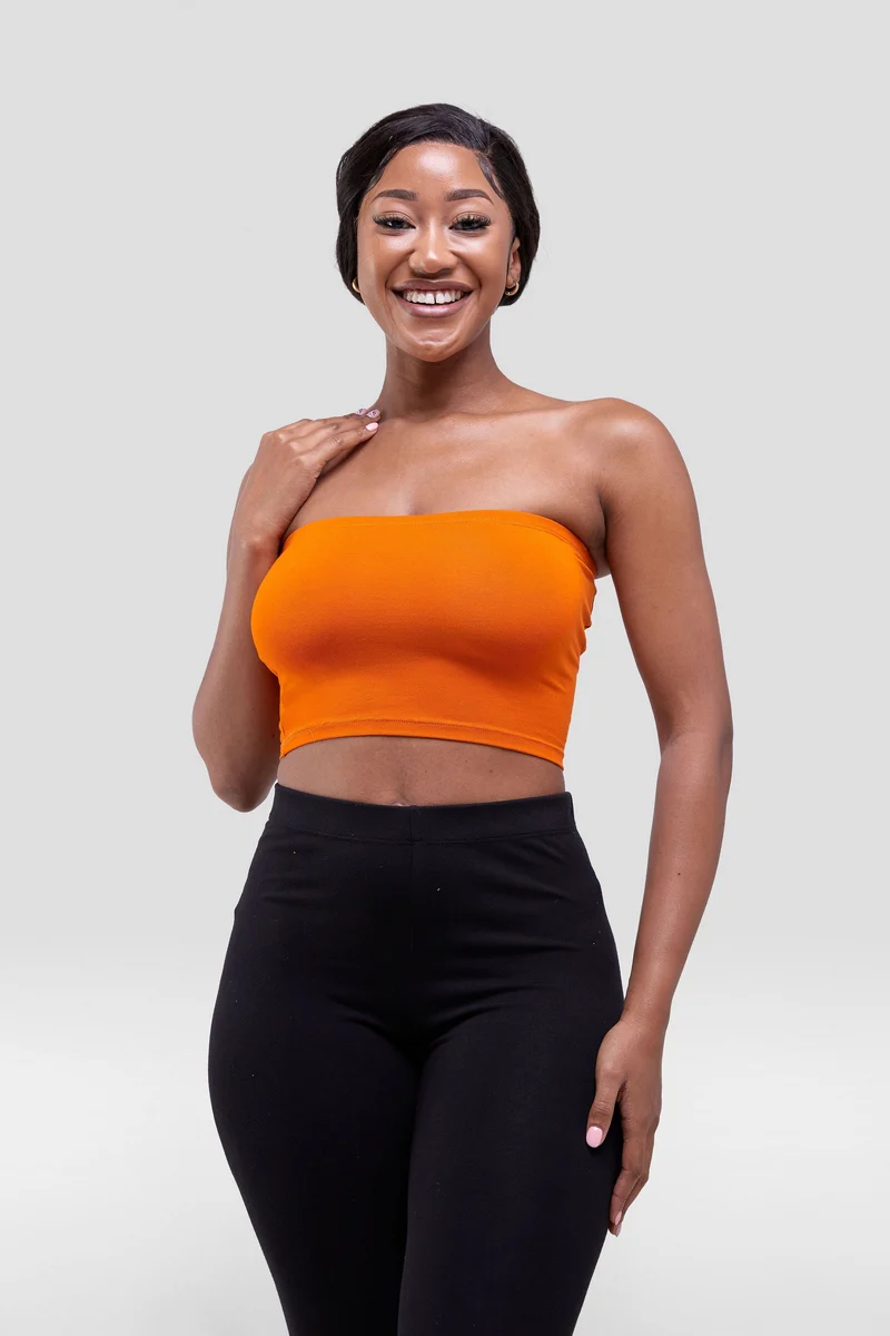 Zoya Basic Jersey Bandeau - Burnt Orange