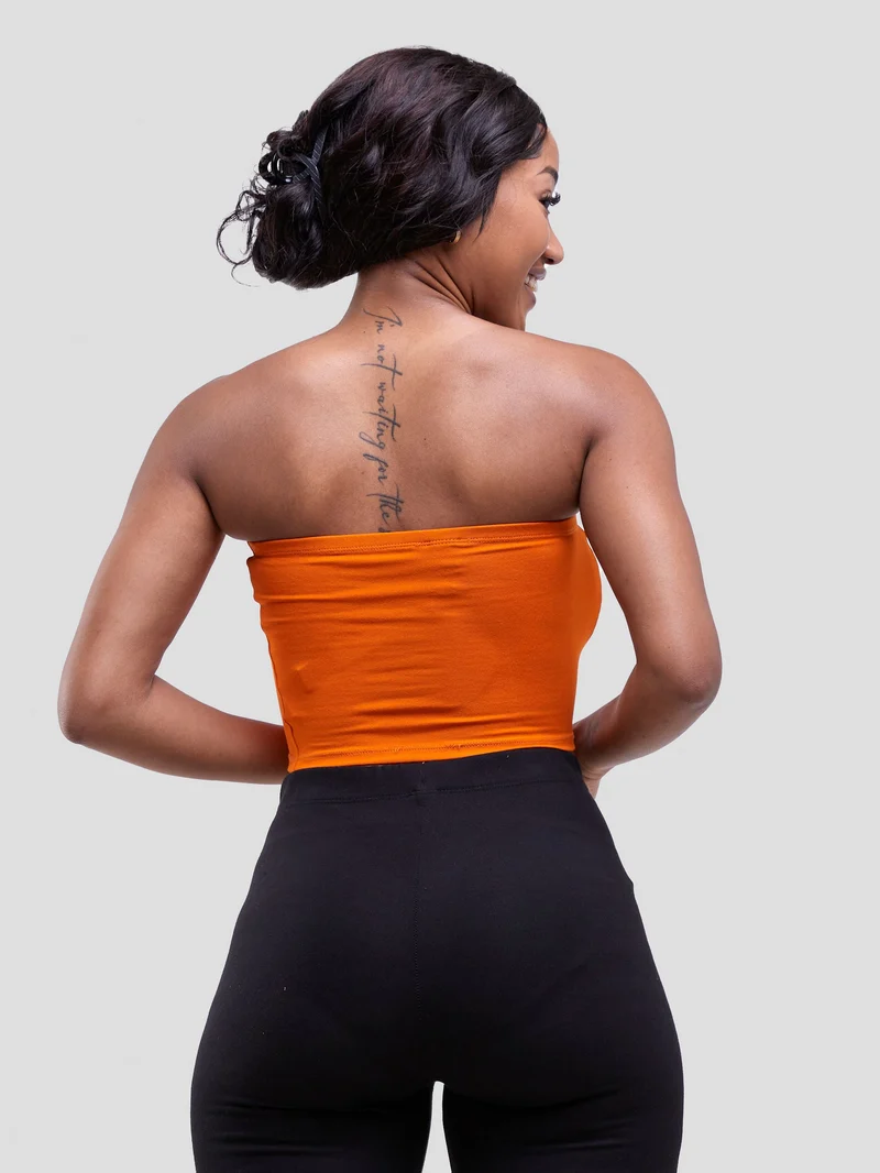 Zoya Basic Jersey Bandeau - Burnt Orange