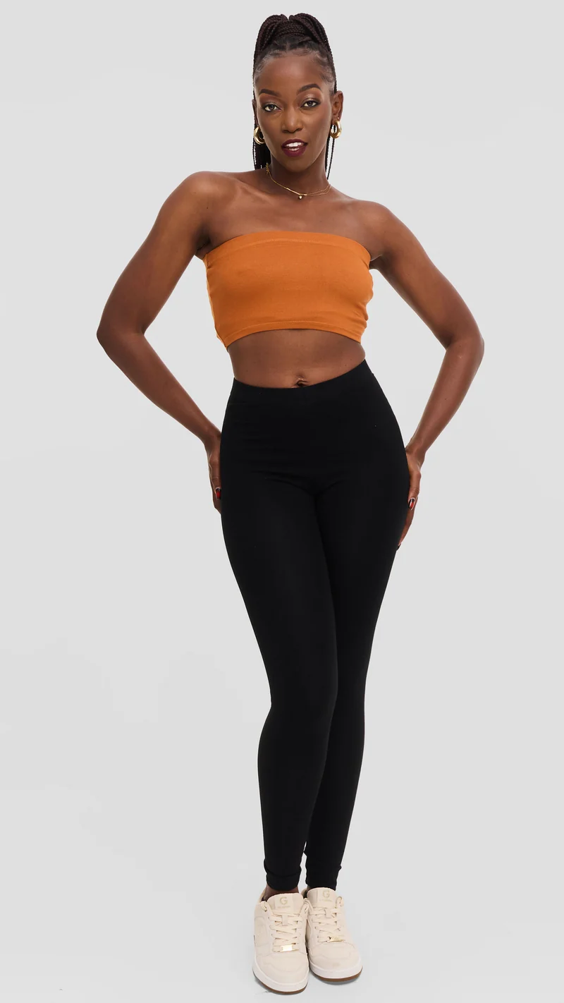 Zoya Basic Jersey Bandeau - Rust