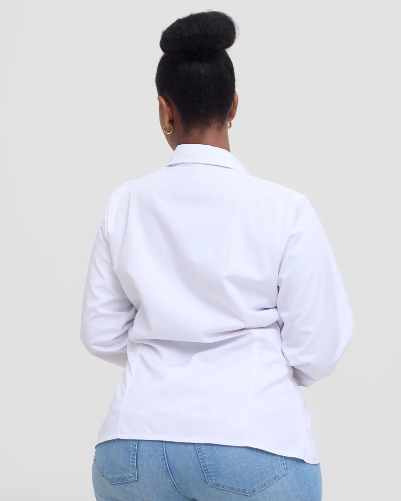 Merli Africa Daisy White Shirt - White