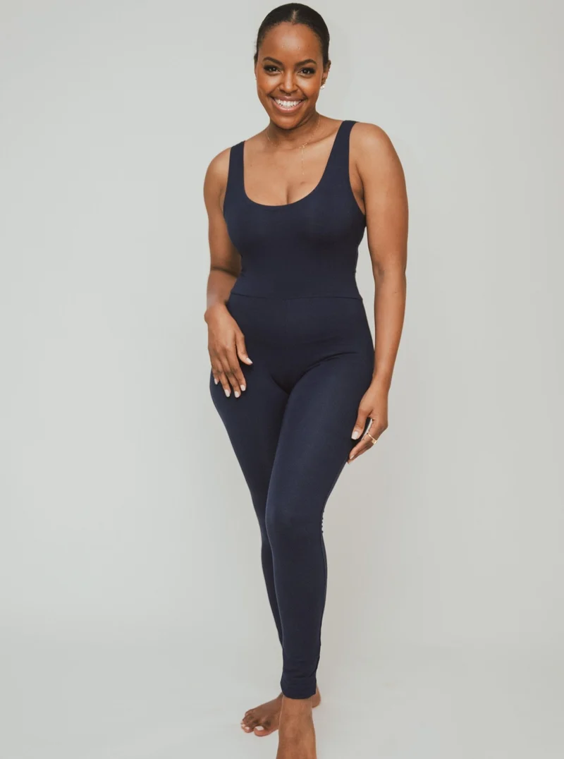 Vivo X This Is Essential Long Unitard - Navy Blue