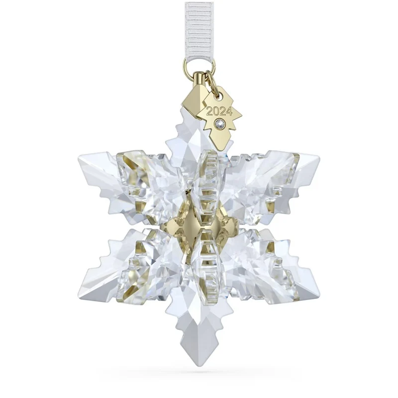 Swarovski Ornament Annual Edition 3D 2024 Transparent/Champagne Gold 5674347