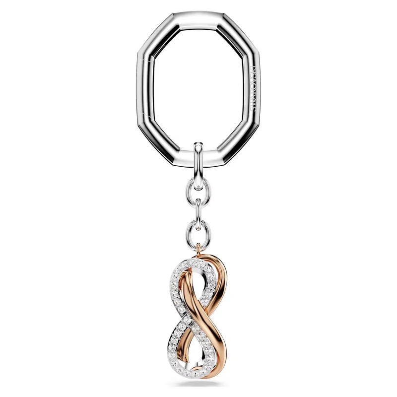 Swarovski Schlüsselanhänger Infinity Weiß/Mixed-Metal Finish 5687996