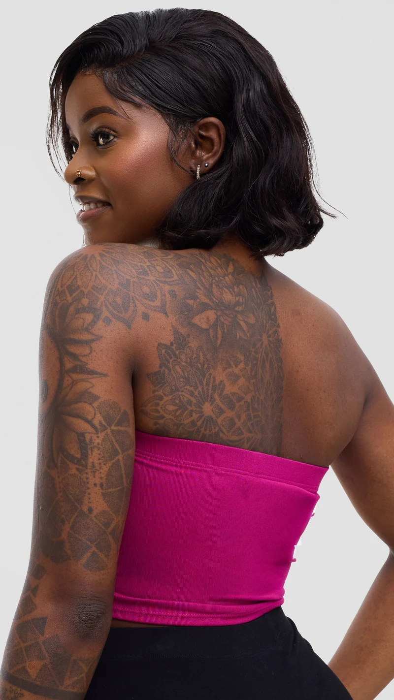 Zoya Basic Jersey Bandeau - Fuschia