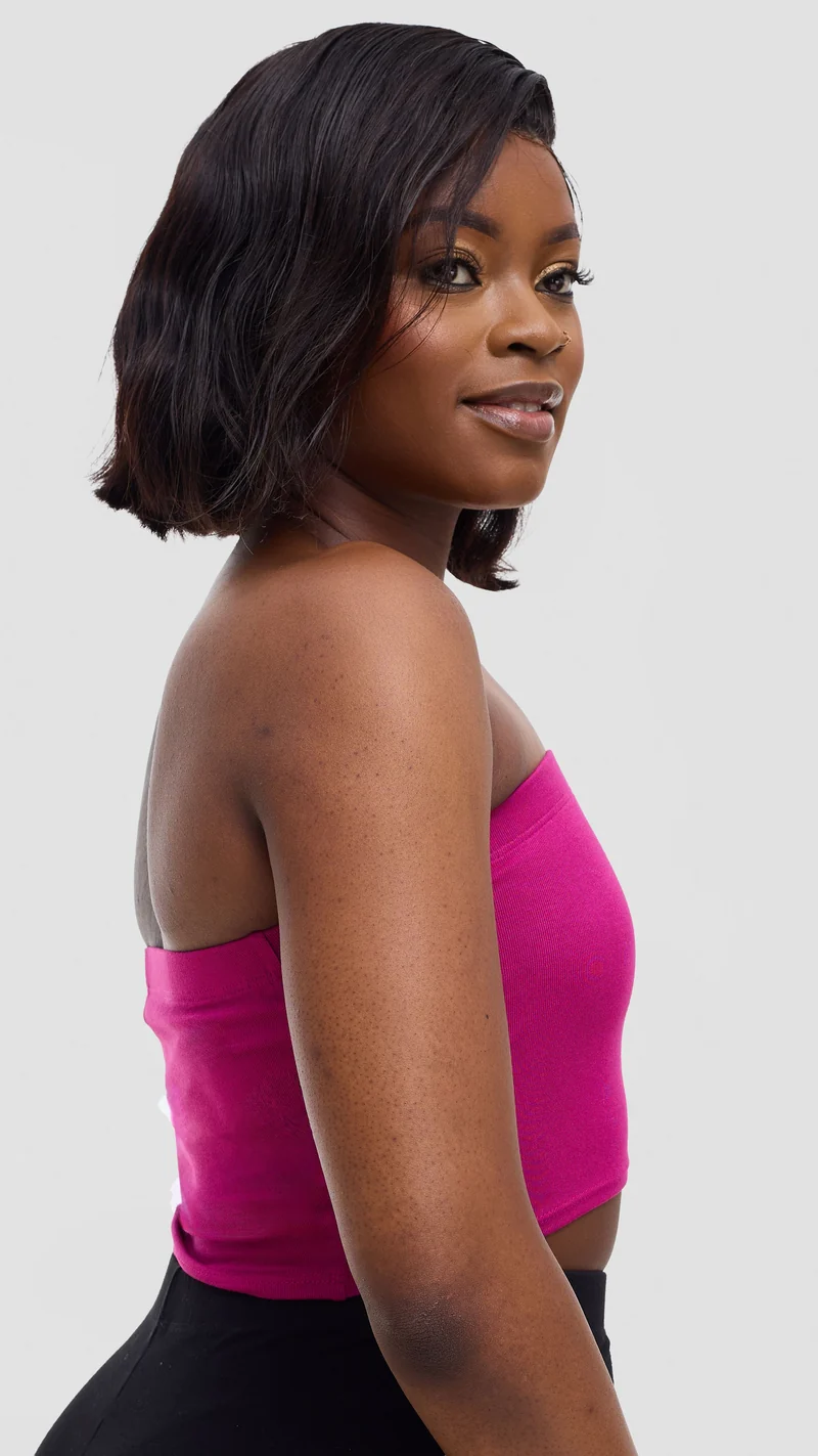 Zoya Basic Jersey Bandeau - Fuschia