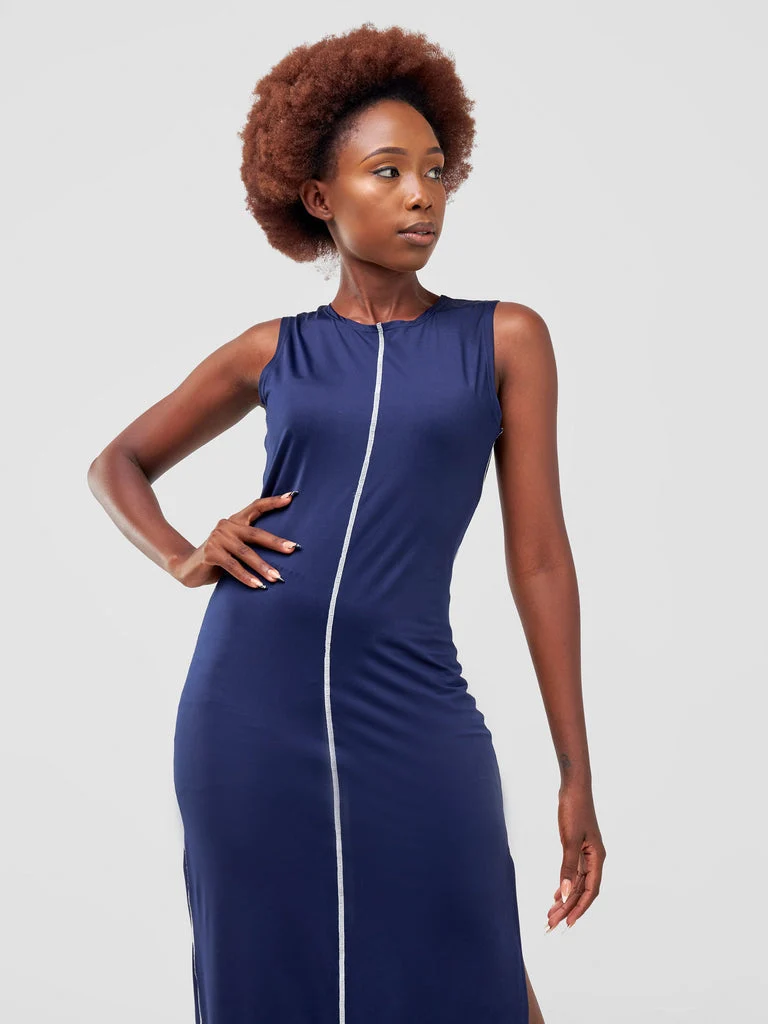 Zoya Taani Maxi Dress - Navy