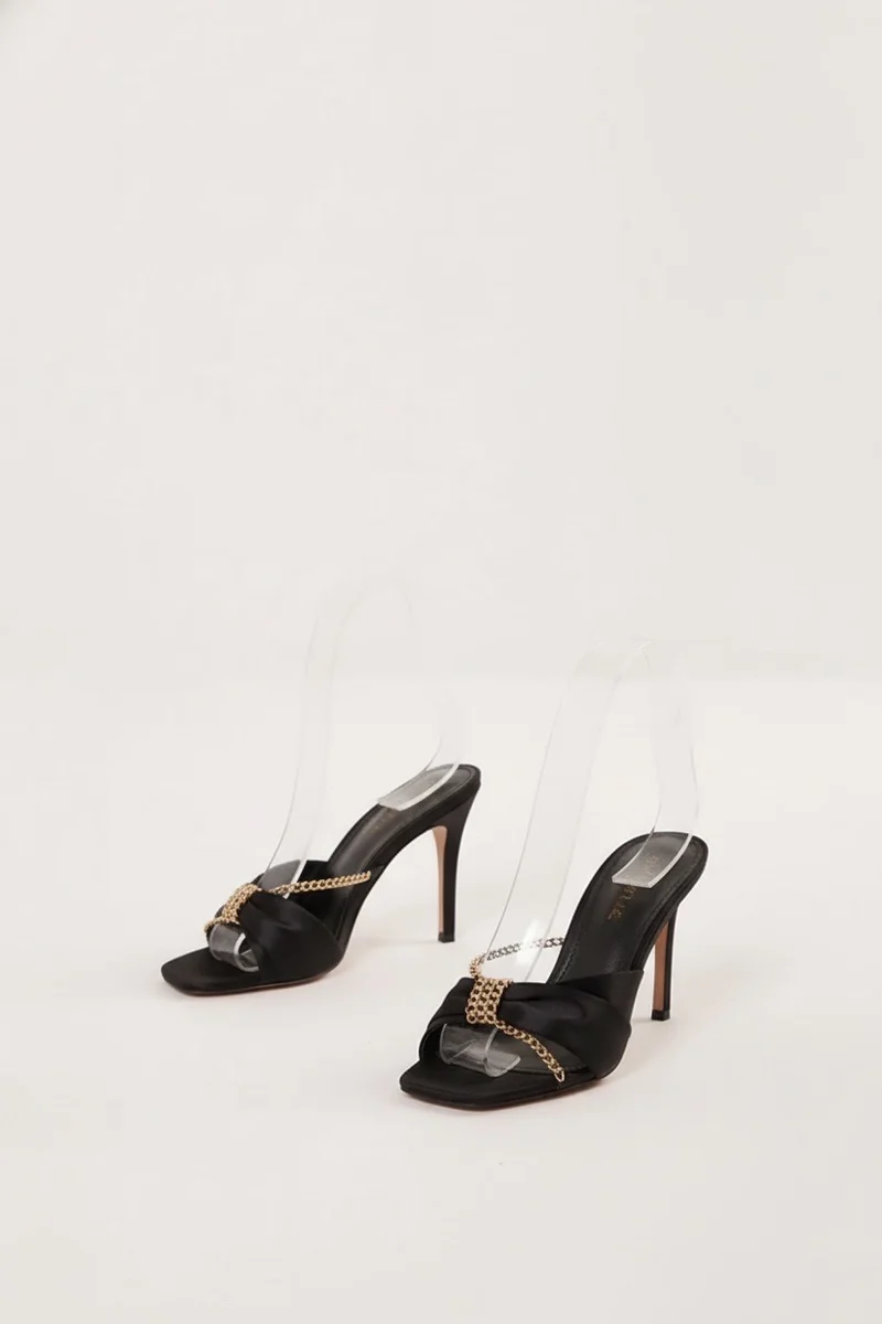 Stylish Sisters Symonne Mules - Black
