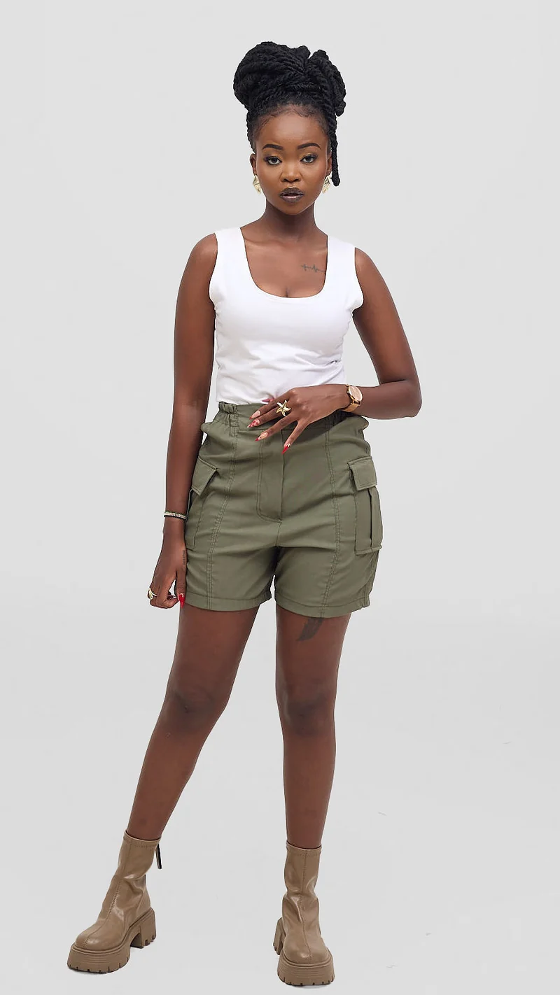 Liliadly Sema Safari Short - Green