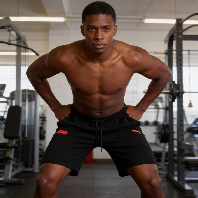 F1 Ess Sweat Shorts Puma Black