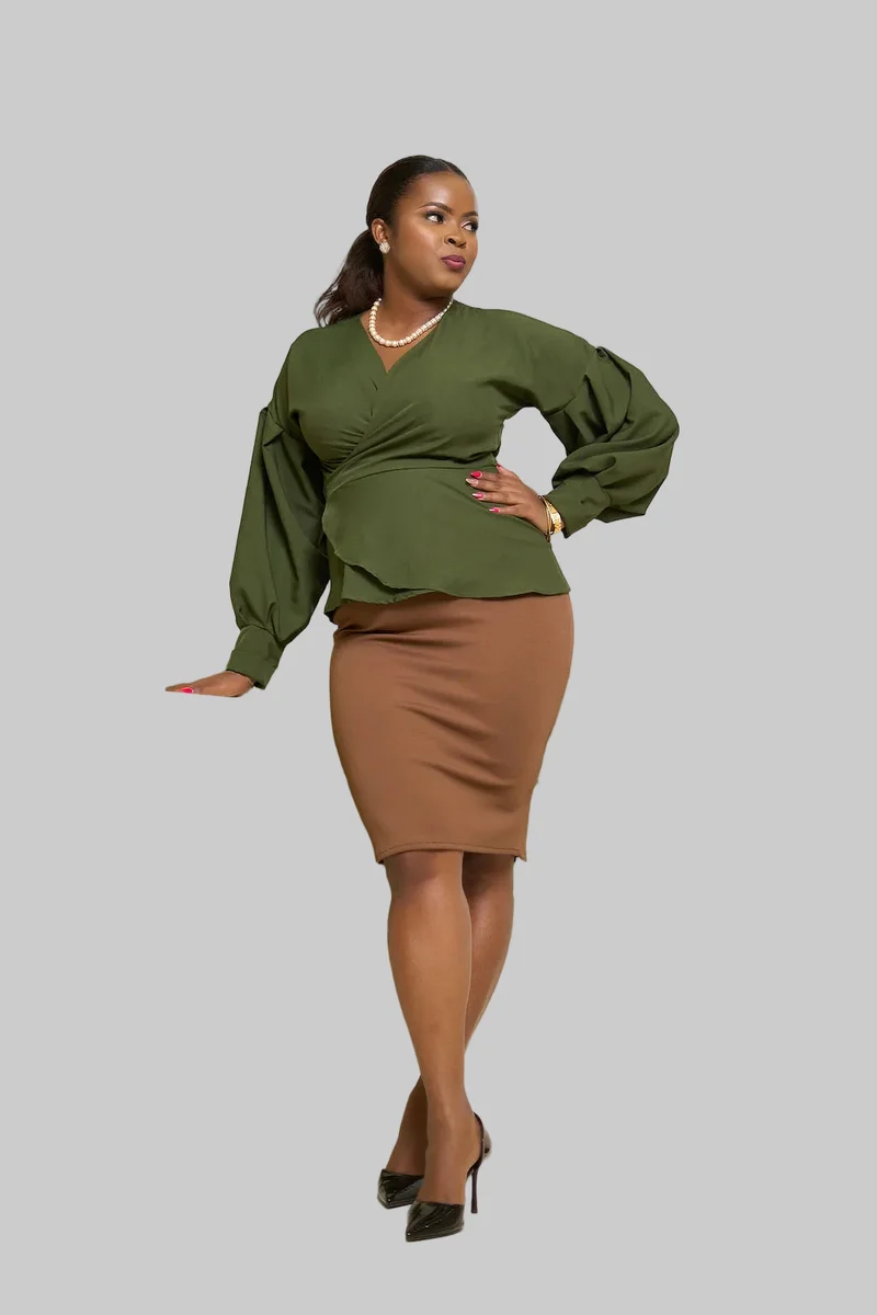 Silk House Collection Elvi Skirt - Brown