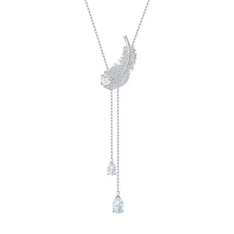 Swarovski Halskette Damen Nice Weiß 5493397