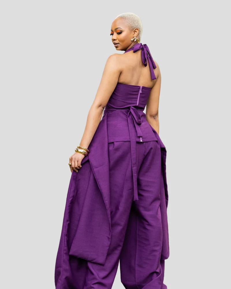 African Yuva Mocha Set - Purple