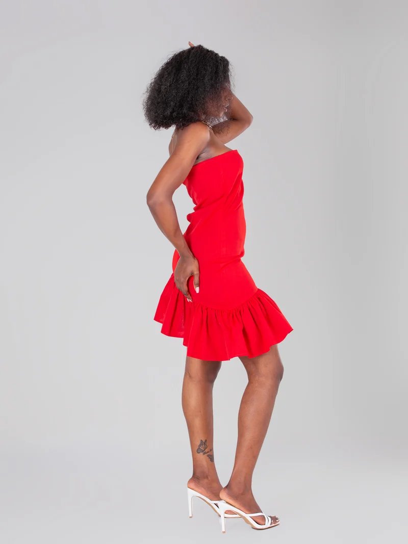 Da'Joy Fashions Micantha Dress - Red