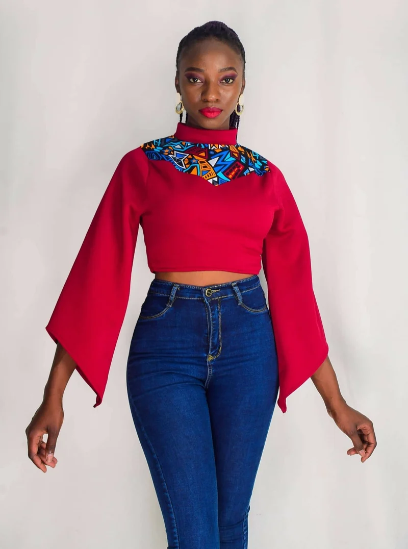Da'joy Fashions Caru Top - Maroon