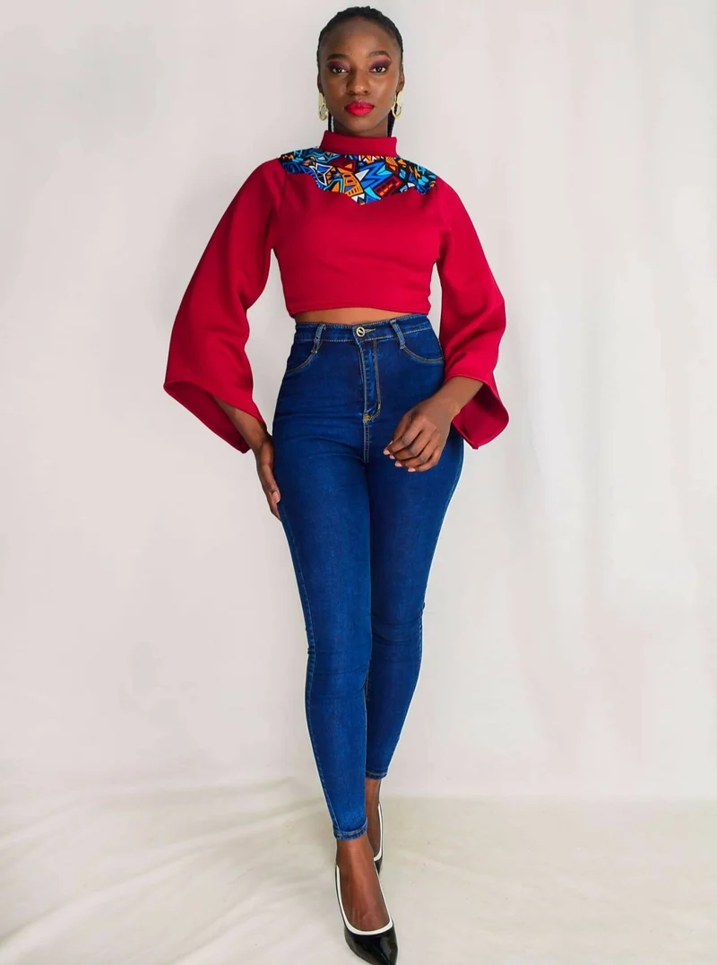 Da'joy Fashions Caru Top - Maroon
