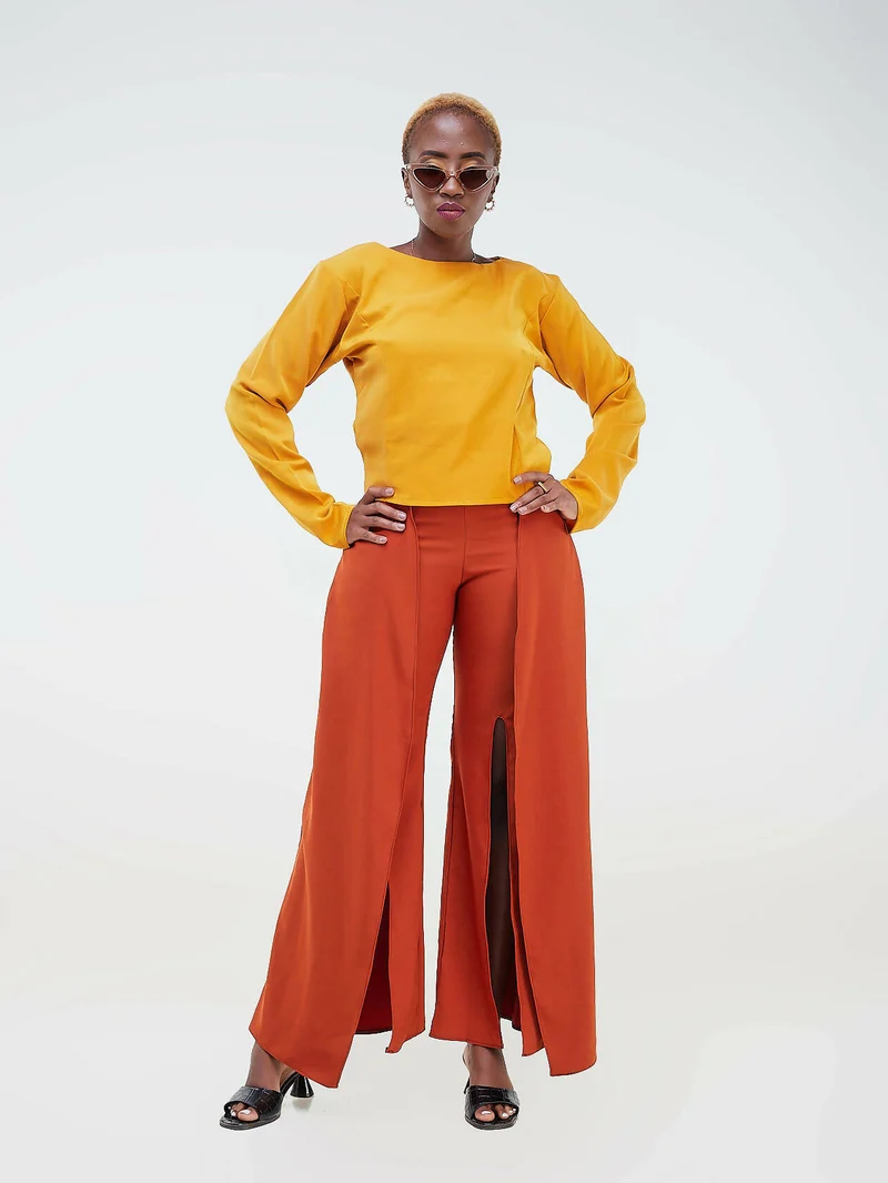 Da'joy Fashions Emper Top - Mustard