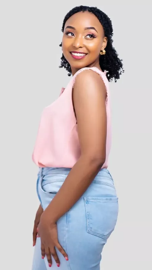 The Fashion Frenzy Lace Trim Sleeveless Top - Pink