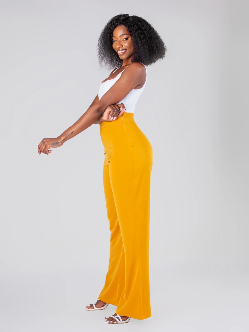 Da'Joy Fashions Cavarna Pants - Mustard