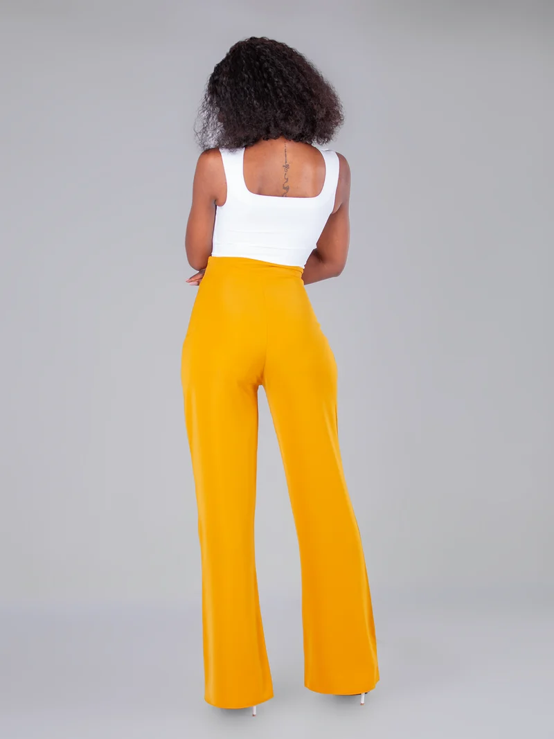 Da'Joy Fashions Cavarna Pants - Mustard