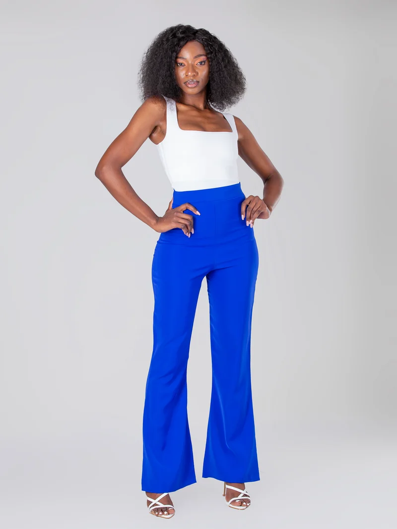 Da'Joy Fashions Cavarna Pants - Royal Blue