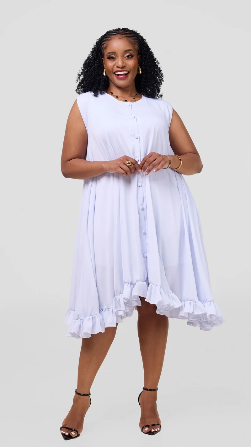 Tuwe Bora Katika Dress – White