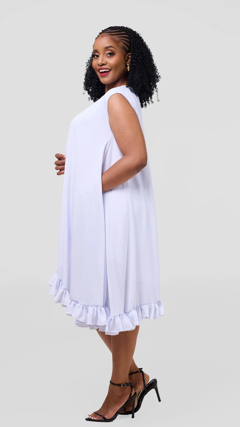 Tuwe Bora Katika Dress – White