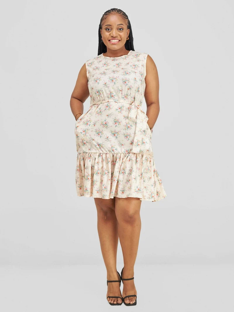 Lizola Bolanile Shift Dress - Cream
