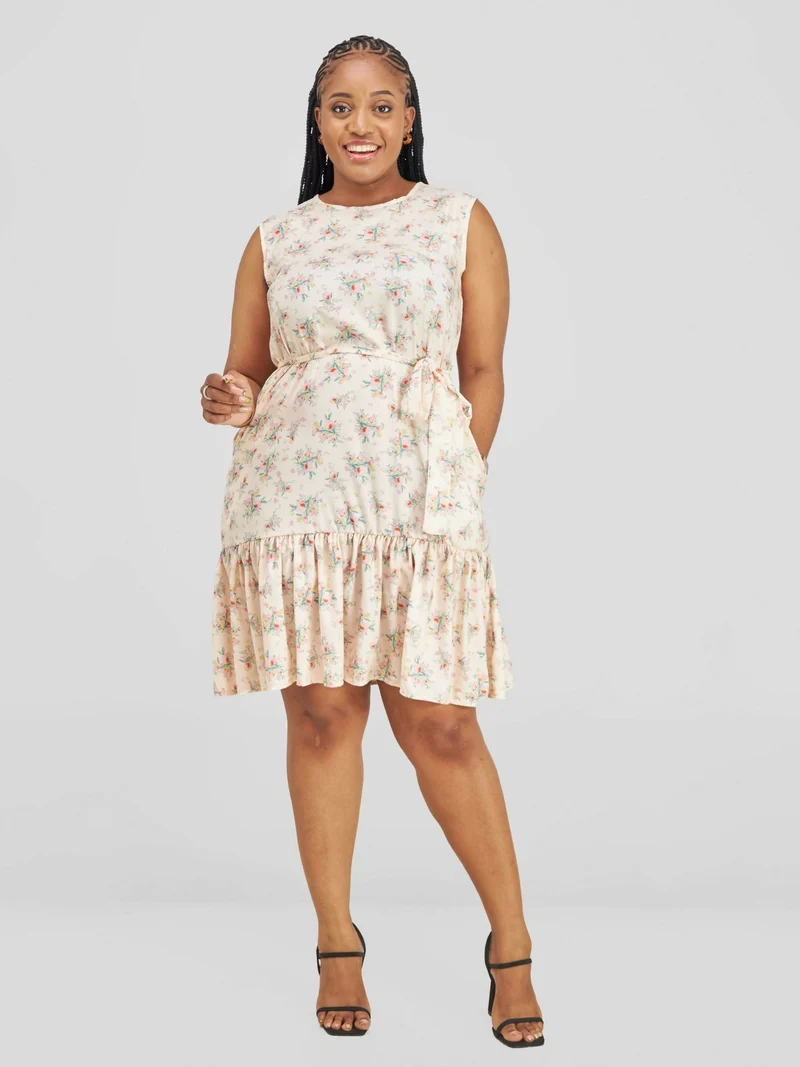 Lizola Bolanile Shift Dress - Cream