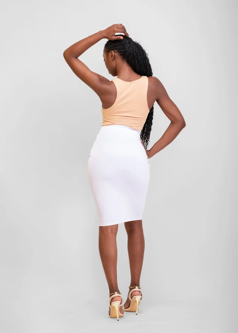 Da'Joy Fashions Oreon Skirt - White
