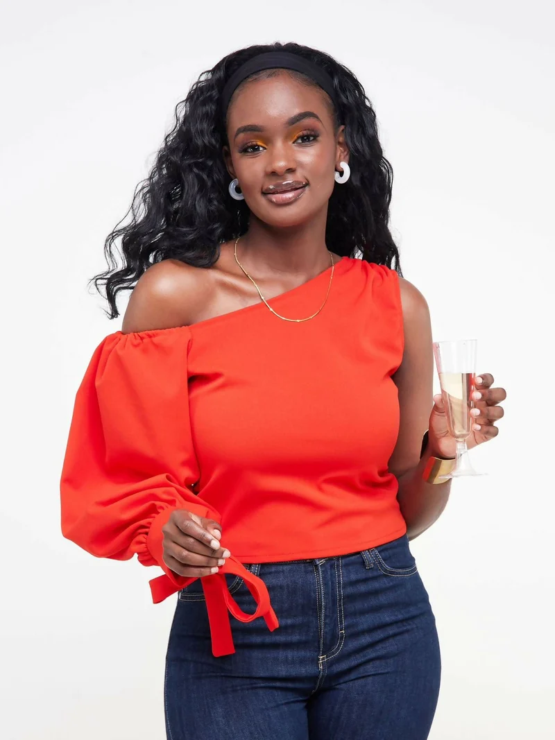 Merli Africa Lilly Top - Orange