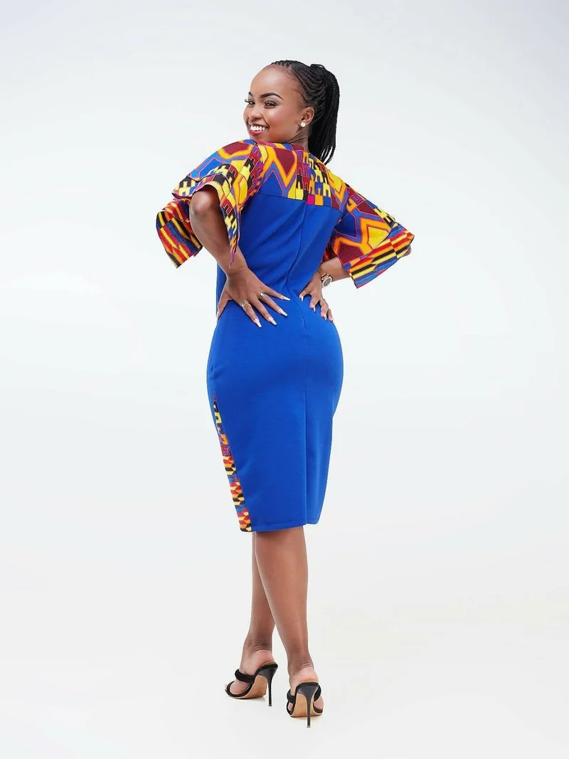 Da'joy Fashions Siya Dress - Blue