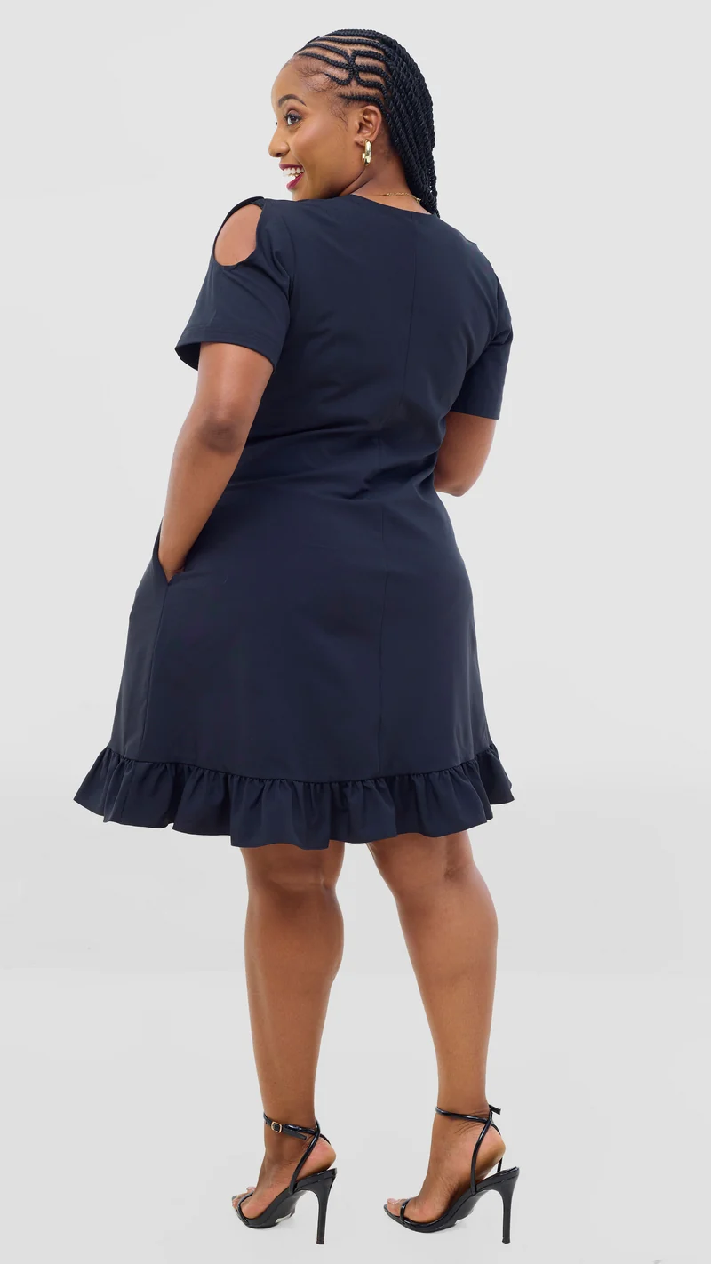 Mariste Zale Shift Dress - Black
