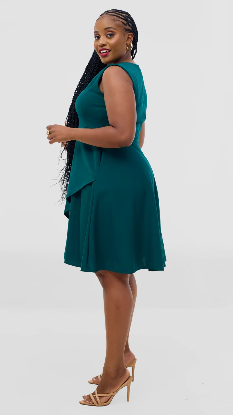 Silk House Collection Curvy Plus Size Brielle Dress - Green