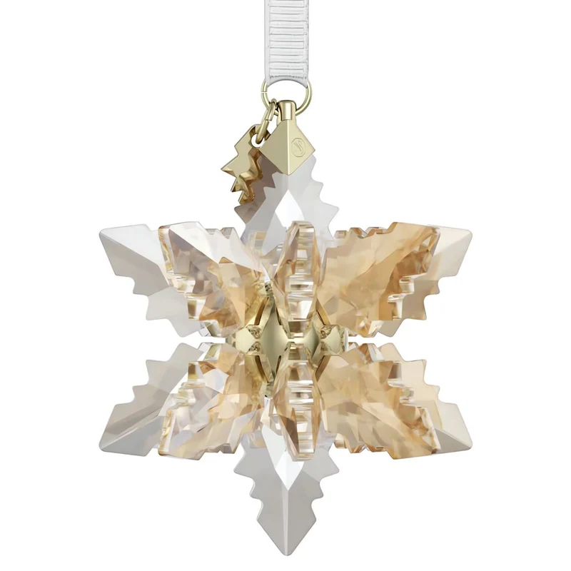 Swarovski Ornament Annual Edition Festive 3D 2024 Champagne/Goldfarben 5674348