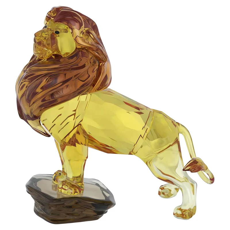 Swarovski Kristallfigur Mufasa „The Lion King“ Gelb, Braun 5680764