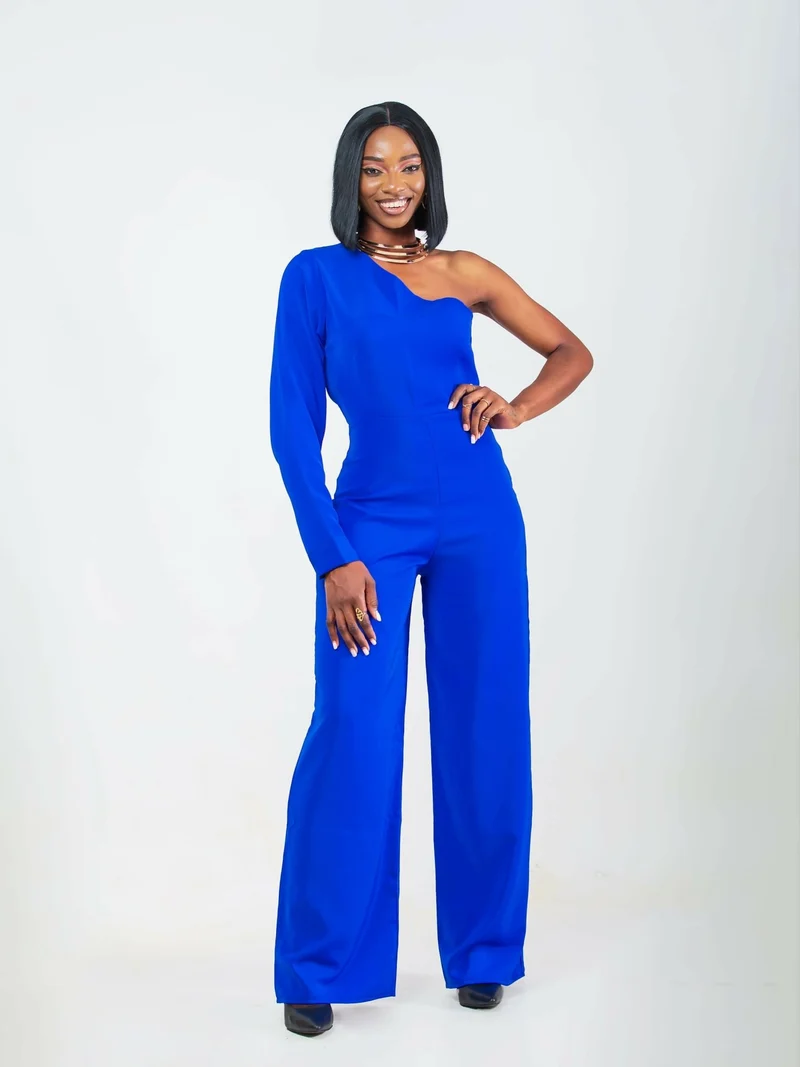 Da’Joy Fashions Ke Izar Jumpsuit - Royal Blue