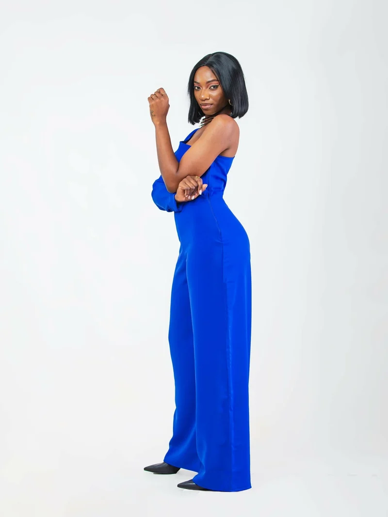 Da’Joy Fashions Ke Izar Jumpsuit - Royal Blue