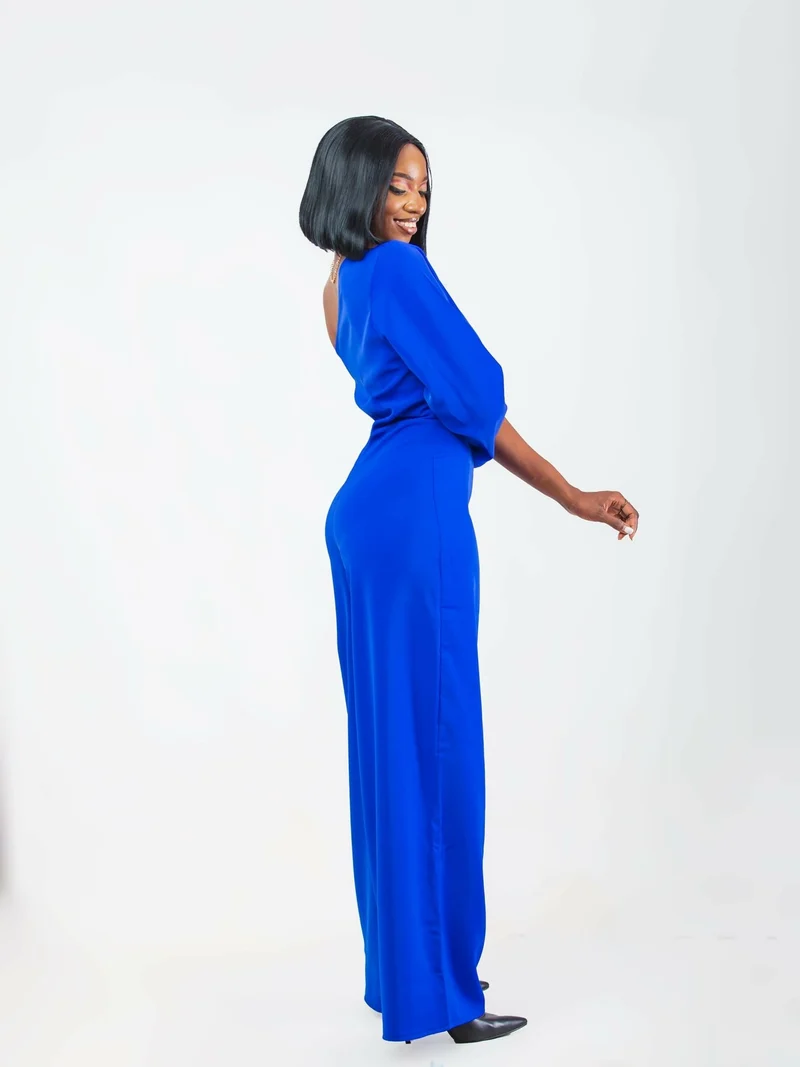 Da’Joy Fashions Ke Izar Jumpsuit - Royal Blue