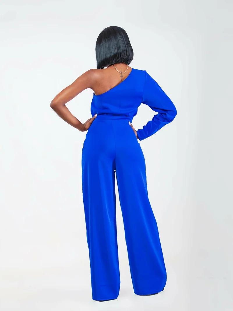 Da’Joy Fashions Ke Izar Jumpsuit - Royal Blue